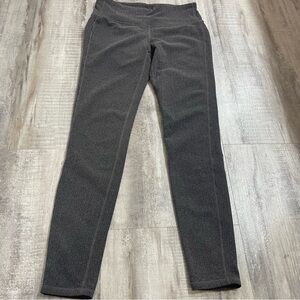 Athleta Herringbone Gray Leggings Size Medium